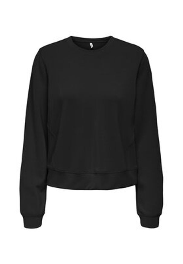 only - ONLY Bluza Maya 15361163 Czarny Regular Fit. Kolor: czarny. Materiał: syntetyk