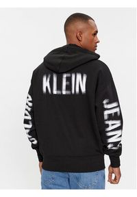 Calvin Klein Jeans Bluza Illusion J30J324629 Czarny Regular Fit. Kolor: czarny. Materiał: syntetyk #4