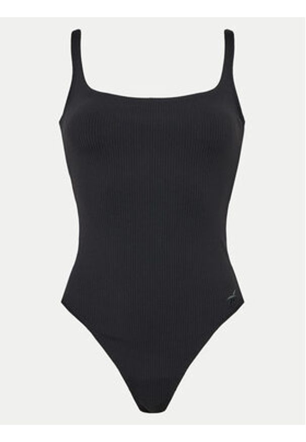 Reebok Body Bodysuit 100201904 Czarny Slim Fit. Kolor: czarny. Materiał: syntetyk