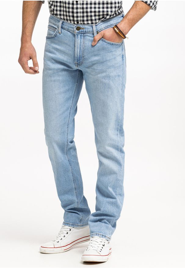 Lee - LEE DAREN ZIP FLY MĘSKIE SPODNIE JEANSOWE JEANSY DŻINSY BLUE SKY LIGHT L707ICC25 112331697