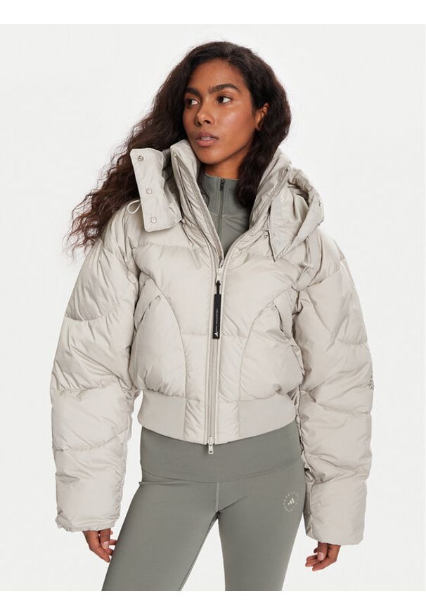 Adidas by Stella McCartney - adidas by Stella McCartney Kurtka zimowa KA0645 Szary Loose Fit. Kolor: szary. Materiał: syntetyk. Sezon: zima