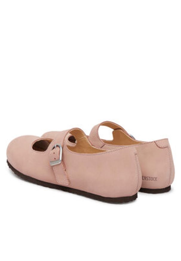 Birkenstock Baleriny Santa Clarita 1031550 Różowy. Kolor: różowy. Materiał: skóra