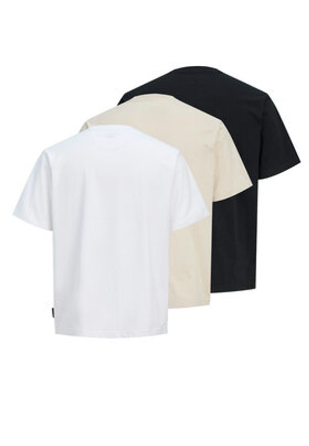 Jack & Jones T-Shirt Earchive 12297647 Czarny Regular Fit. Kolor: czarny. Materiał: bawełna