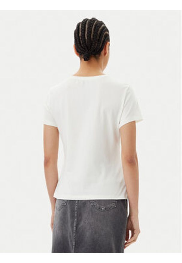 Gaudi T-Shirt 511FD64014 Écru Regular Fit. Materiał: bawełna