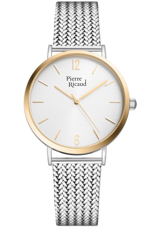 Zegarek damski Pierre Ricaud P22025.2153Q srebrny. Kolor: srebrny