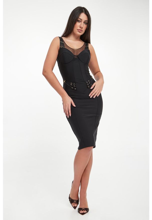 Elisabetta Franchi - Sukienka gorsetowa ELISABETTA FRANCHI. Typ kołnierza: dekolt gorset. Typ sukienki: gorsetowe