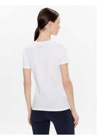 EA7 Emporio Armani T-Shirt 3RTT08 TJDZZ 1100 Biały Regular Fit. Kolor: biały. Materiał: bawełna