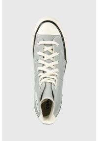 Converse trampki Chuck 70 Plus kolor szary A00741C. Nosek buta: okrągły. Zapięcie: sznurówki. Kolor: szary. Materiał: guma. Obcas: na platformie. Styl: klasyczny #3