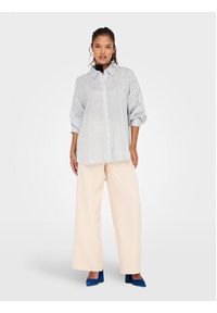 JDY Koszula Grace 15317242 Niebieski Oversize. Kolor: niebieski. Materiał: wiskoza #7