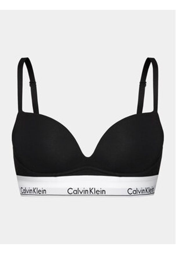 Calvin Klein Underwear Biustonosz push-up 000QF7623E Czarny. Kolor: czarny. Materiał: bawełna. Rodzaj stanika: push-up