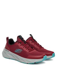 skechers - Skechers Sneakersy Edgeride-Rekze 232835/BUGY Bordowy. Kolor: czerwony. Materiał: materiał #4