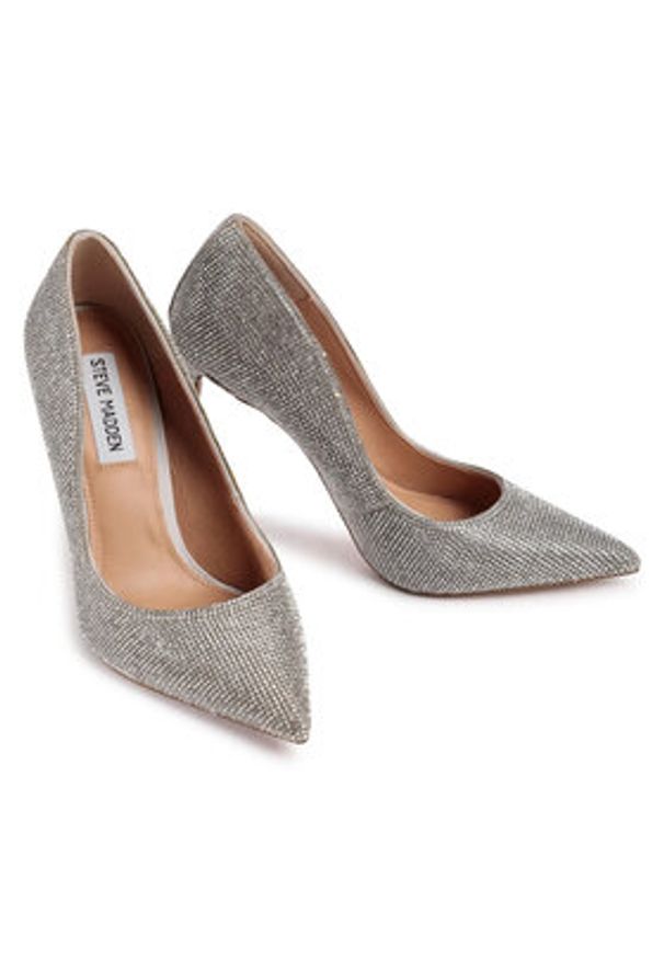 Steve Madden Szpilki Vala-R SM11000751-02003-968 Srebrny. Kolor: srebrny. Materiał: skóra. Obcas: na szpilce