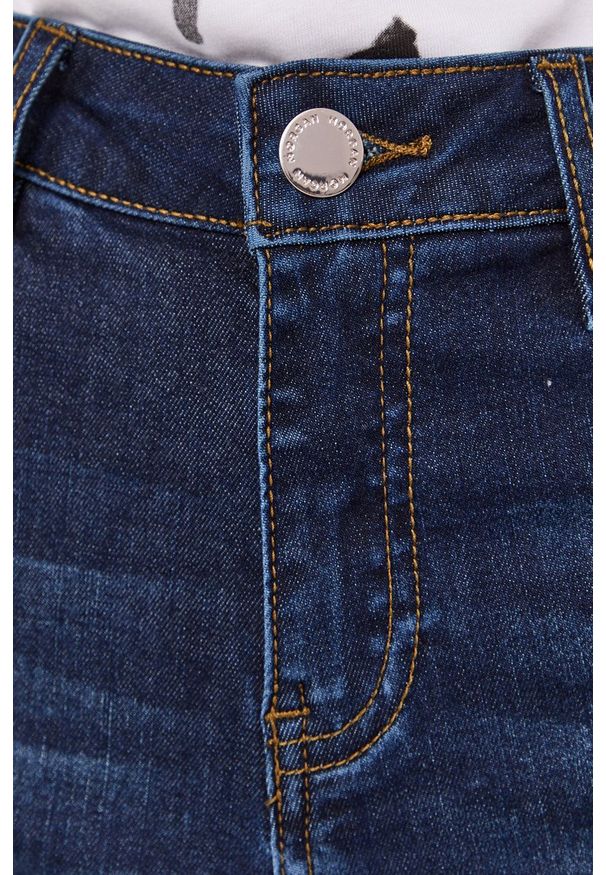 Morgan - Szorty jeansowe. Okazja: na co dzień. Kolor: niebieski. Materiał: jeans. Styl: casual