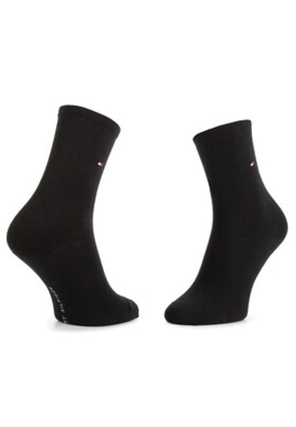 TOMMY HILFIGER - Tommy Hilfiger Skarpety długie 371221 Czarny. Kolor: czarny. Materiał: materiał