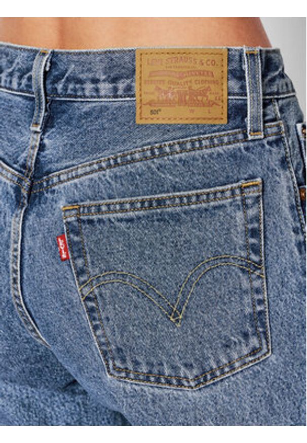 Levi's® Jeansy 501® Crop 36200-0236 Niebieski Cropped Fit. Kolor: niebieski