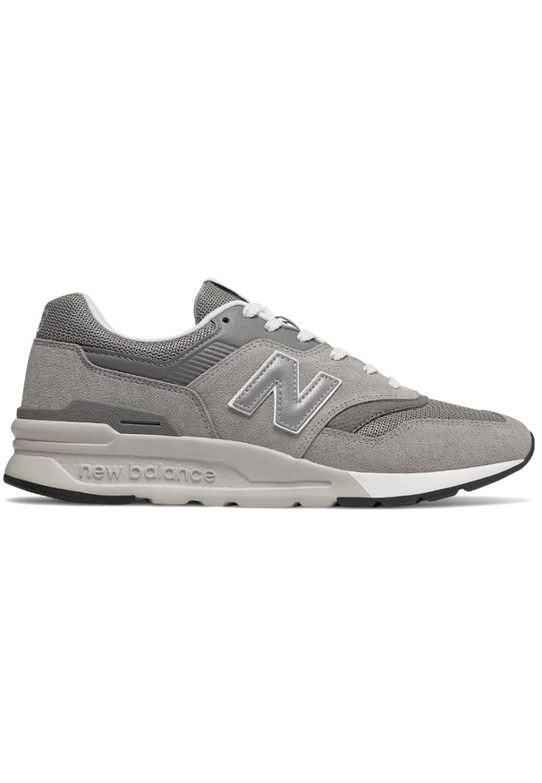 Buty New Balance CM997HCA - szare. Okazja: na co dzień. Kolor: szary. Materiał: zamsz, materiał, skóra. Szerokość cholewki: normalna. Sezon: lato
