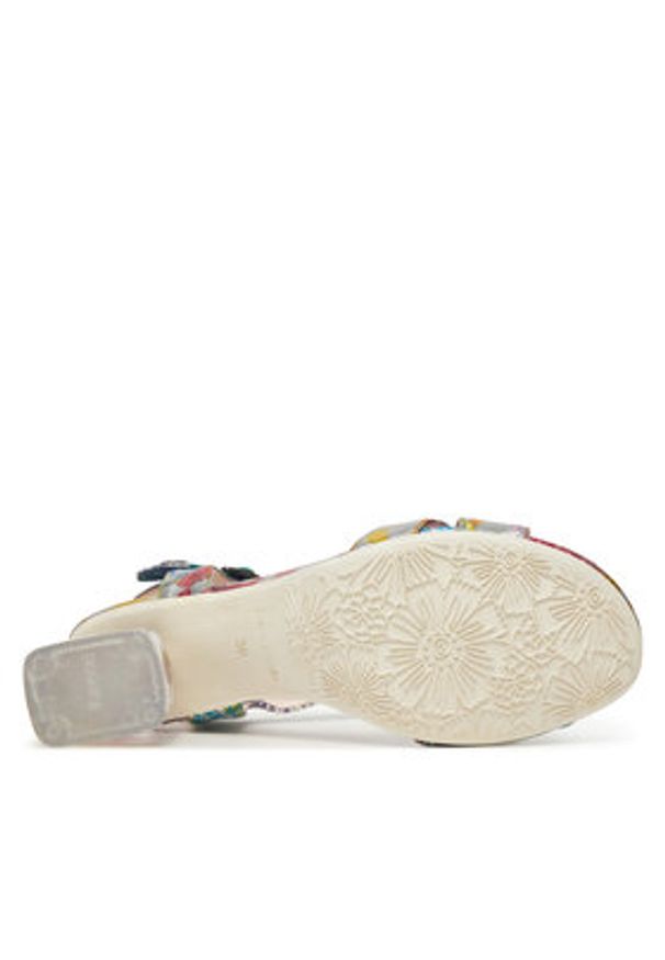 Laura Vita Sandały Framboiseo 16 Kolorowy. Materiał: skóra. Wzór: kolorowy