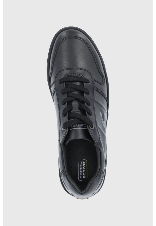 Camel Active Buty kolor czarny. Zapięcie: sznurówki. Kolor: czarny. Materiał: materiał, guma