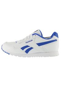 Buty do chodzenia dla dzieci Reebok Royal Glide. Zapięcie: sznurówki. Kolor: biały. Materiał: materiał, syntetyk. Szerokość cholewki: normalna. Model: Reebok Royal. Sport: turystyka piesza