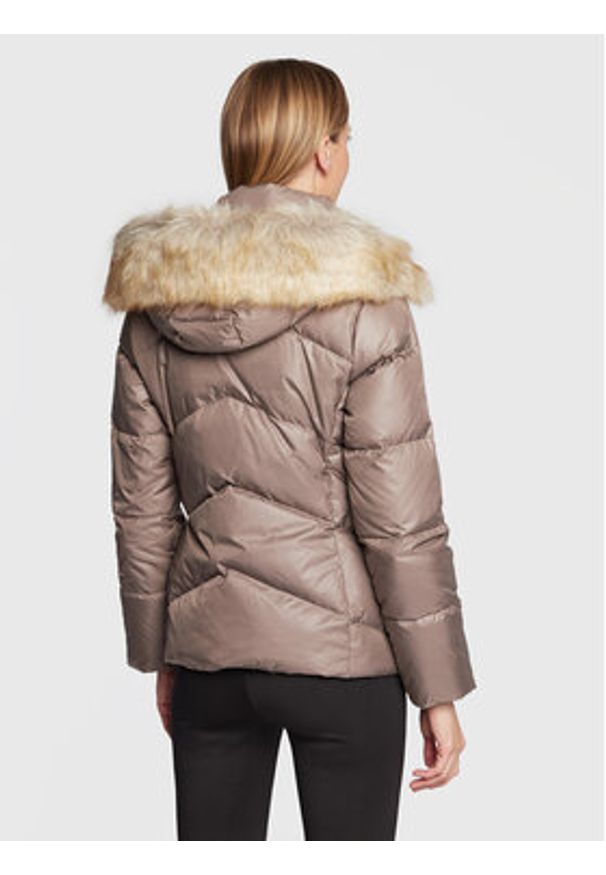 Calvin Klein Kurtka puchowa Essential K20K204952 Beżowy Regular Fit. Kolor: beżowy. Materiał: syntetyk, puch
