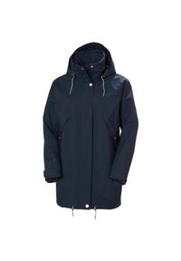 Damska kurtka wodoodporna Helly Hansen Koster All-Weather. Kolor: niebieski. Styl: retro, elegancki #1