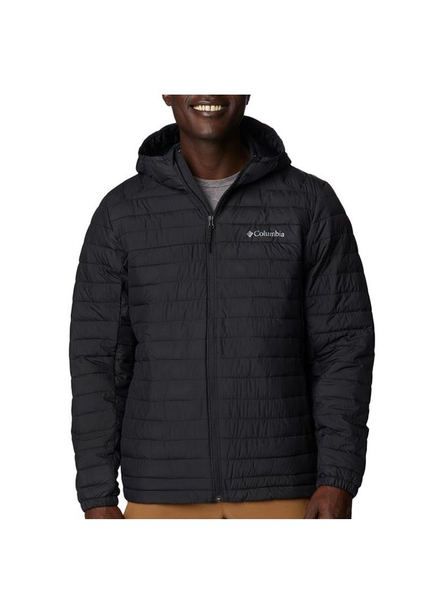 columbia - Kurtka Columbia Silver Falls Hooded Insulated 2034506010 - czarna. Kolor: czarny. Materiał: poliester, puch. Wzór: aplikacja