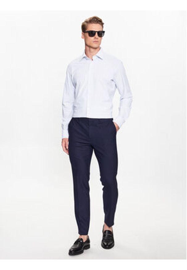 BOSS - Boss Koszula 50490348 Biały Regular Fit. Kolor: biały. Materiał: syntetyk