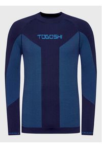 Togoshi Longsleeve THERMO TG22-TSML500 Granatowy Slim Fit. Kolor: niebieski. Długość rękawa: długi rękaw
