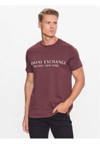 Armani Exchange T-Shirt 8NZT72 Z8H4Z 14AU Czerwony Slim Fit. Kolor: czerwony. Materiał: bawełna