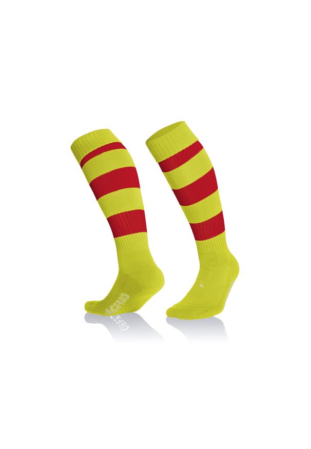 ACERBIS - Opakowania po 5 par skarpet Acerbis. Kolor: żółty, czerwony, wielokolorowy. Materiał: włókno. Sport: piłka nożna