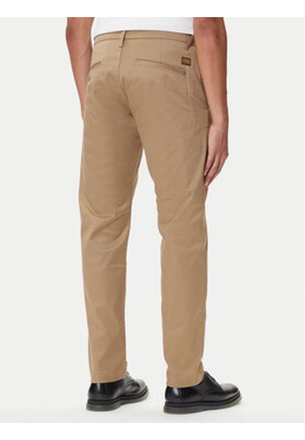 G-Star RAW - G-Star Raw Chinosy Morry D26400-C105 Beżowy Tapered Fit. Kolor: beżowy. Materiał: bawełna
