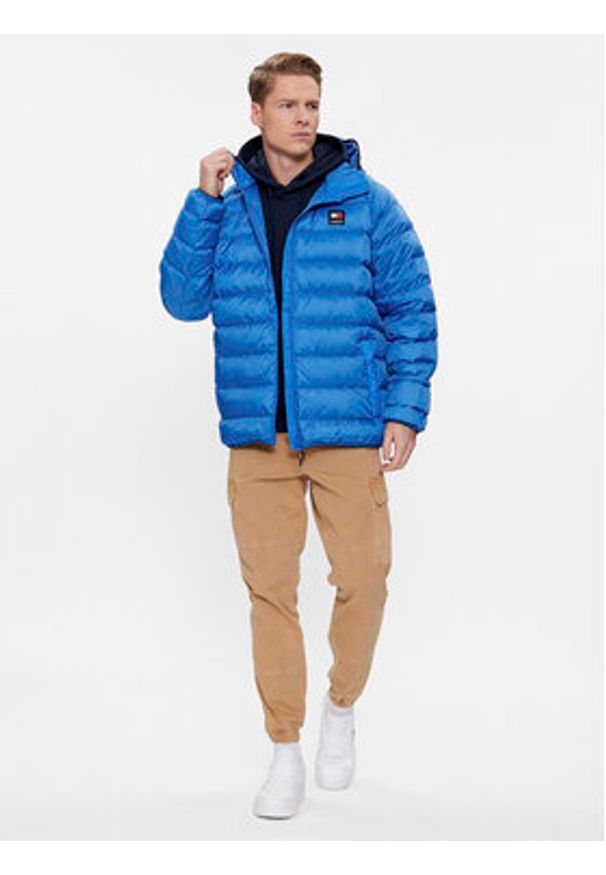 Tommy Jeans Kurtka przejściowa DM0DM17882 Niebieski Regular Fit. Kolor: niebieski. Materiał: syntetyk