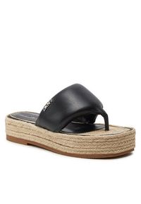 DKNY Espadryle Fifi K1405997 Czarny. Kolor: czarny. Materiał: skóra #4
