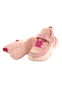 ADI Buty Sportowe Na Rzepy NEWS 22DZ32-4931 Pink różowe. Zapięcie: rzepy. Kolor: różowy. Materiał: skóra ekologiczna, materiał