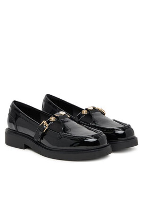 Aldo Półbuty Antonela 14115050 Czarny. Kolor: czarny. Materiał: skóra