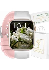 Smartwatch Gravity Zegarek na Komunię SMARTWATCH GRAVITY GT3-1 PINK/WHITE- LIVIA. Rodzaj zegarka: smartwatch