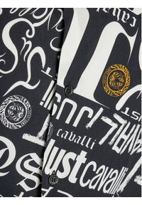 Just Cavalli Koszula 75OAL2S0 Czarny Slim Fit. Kolor: czarny. Materiał: bawełna
