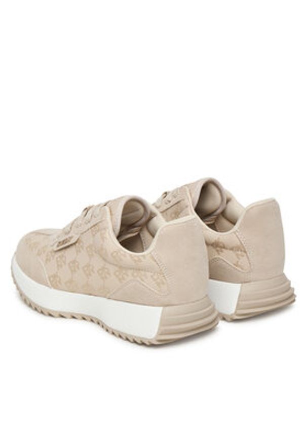 DKNY Sneakersy Naples K3522140 Beżowy. Kolor: beżowy. Materiał: materiał