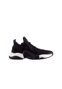 Trampki John Doubare 1812-2 Czarny, Skóra naturalna - 43. Okazja: na co dzień. Kolor: czarny. Materiał: nubuk. Szerokość cholewki: normalna. Styl: casual, sportowy #1