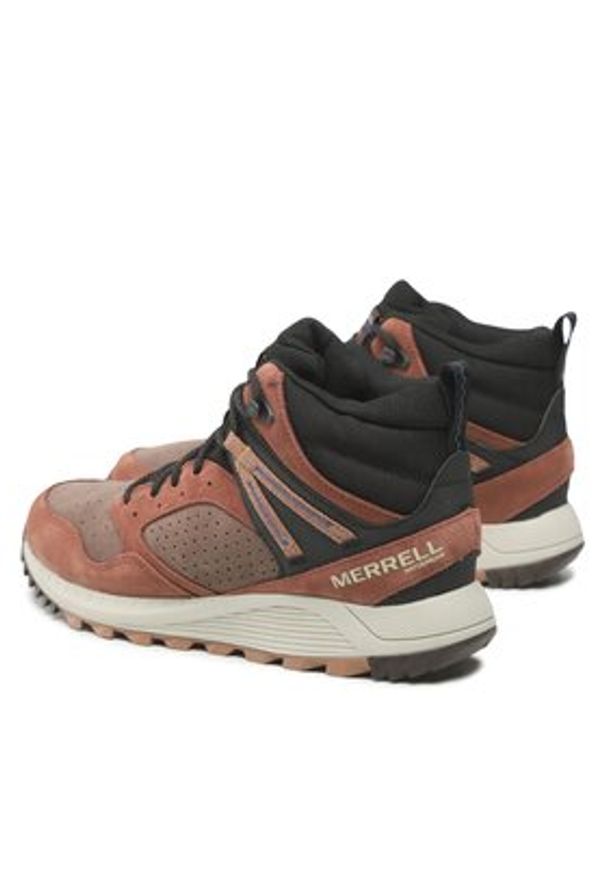 Merrell Trekkingi Wildwood Sb Mid Wp J067299 Brązowy. Kolor: brązowy. Materiał: skóra, zamsz. Sport: turystyka piesza