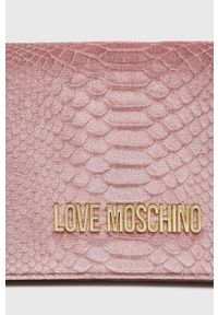 Love Moschino Torebka kolor różowy. Kolor: różowy. Rodzaj torebki: na ramię #5