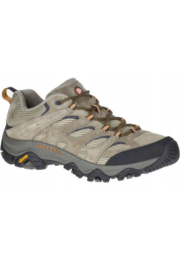 Merrell - Buty trekkingowe męskie Merrel Moab 3. Kolor: beżowy, wielokolorowy. Materiał: tkanina. Sport: turystyka piesza