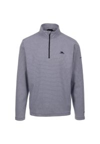 TRESPASS - Męska Bluza Polarowa Dunford. Kolor: niebieski. Materiał: polar. Sezon: zima. Styl: sportowy. Sport: turystyka piesza