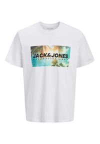 Jack & Jones T-Shirt Indiana Tee 12288112 Biały Regular Fit. Kolor: biały. Materiał: bawełna #4