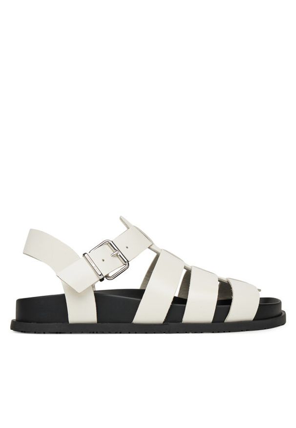 Tommy Jeans Sandały Tjw Fisherman Patent Sandal EN0EN02874 Biały. Kolor: biały. Materiał: skóra