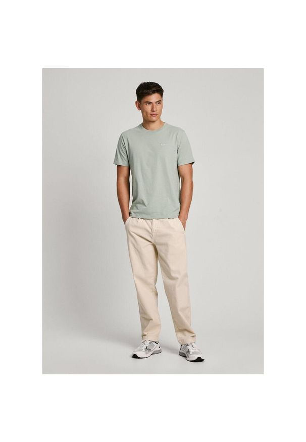 Koszulka Pepe Jeans Connor. Kolor: szary. Materiał: bawełna