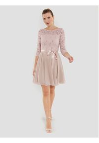 Swing Sukienka koktajlowa 77761210 Różowy Regular Fit. Kolor: różowy. Materiał: syntetyk. Styl: wizytowy #5