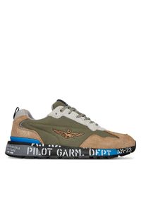 Aeronautica Militare Sneakersy 251SC276CT3546 Zielony. Kolor: zielony. Materiał: materiał #1