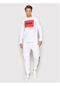 Hugo Bluza Duragol222 50467944 Biały Regular Fit. Kolor: biały. Materiał: bawełna #5