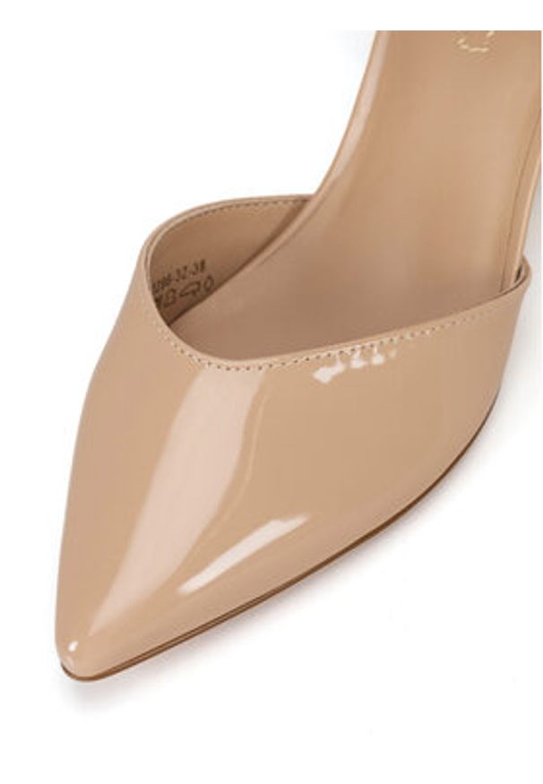 Lasocki Czółenka WYL3296-3Z Beżowy. Kolor: beżowy. Materiał: skóra